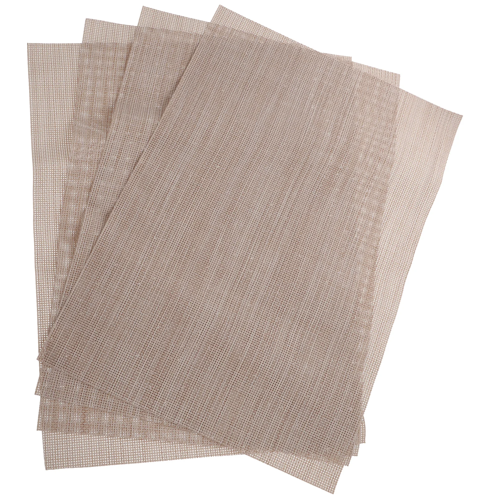 

4Pcs 30x45cm Heat Insulation Mat PVC Table Protector Easy Clean for Home Restaurant Hotel Kitchen PVC Mat