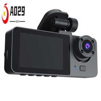 A029-HD 1080P Dash Cam Front And Rear Inside Car Camera 3 Lens Car Recorder Wireless Connected Car DVR