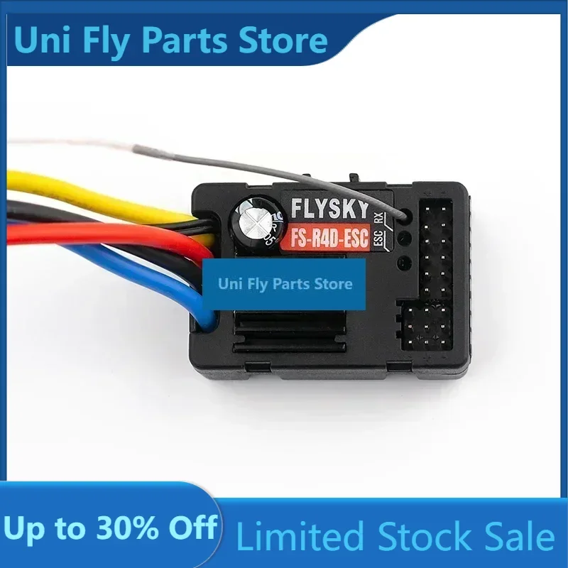 FlySky FS-R4D-ESC Built-in Electrically Adjustable Light Control Bidirectional Receiver For G7P/MG7 Remote ControlUniFly