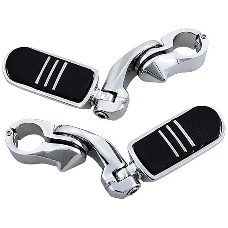 

High Quality 2 Piece Motorcycle Pedal Pedal Foot Pegs Kit As Shown Metal For Davidson Streamliner Touring Road Ride