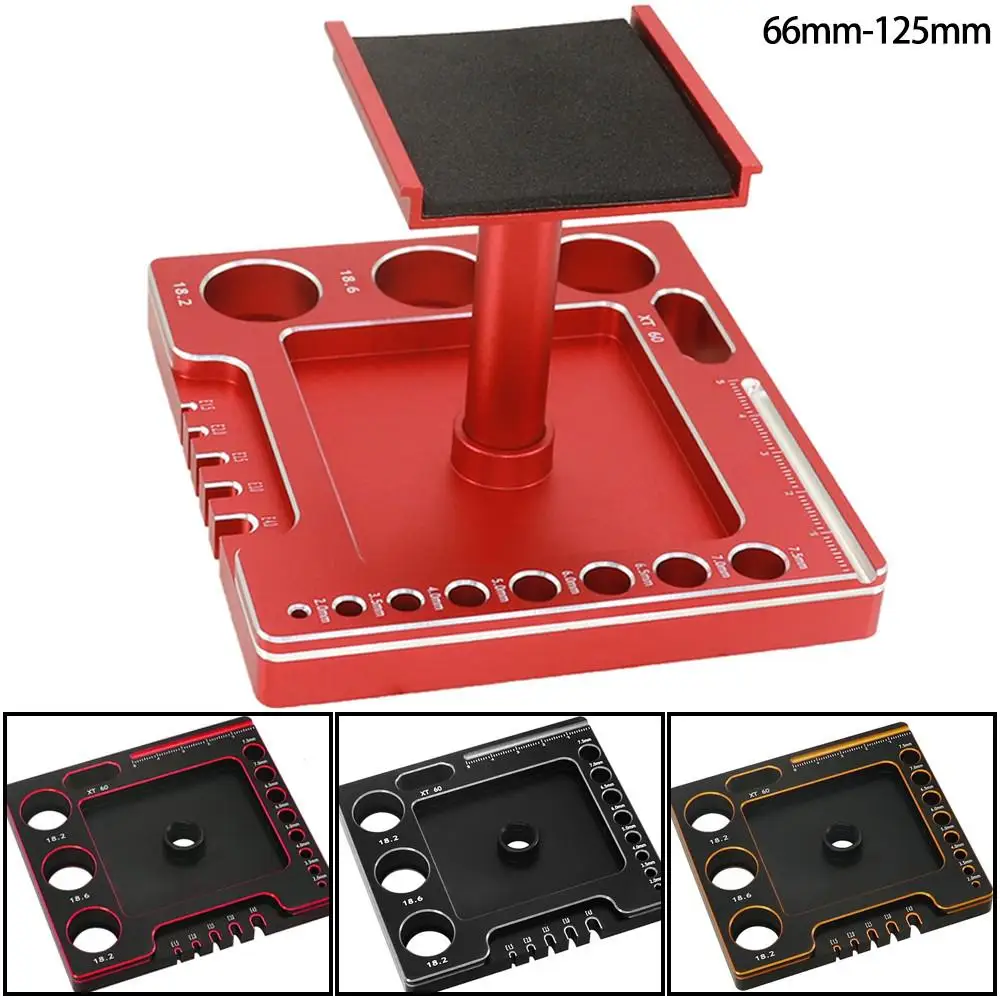 Metal Work Stand Repair Station Display Platform for 1/18 1/24 RC Car TRX4M SCX24 AX24 FCX24