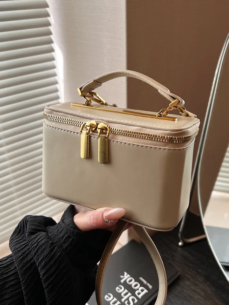 New Box Handheld Bag Commuting Fashion Crossbody Bag Simple Versatile Elegance Diagonal Straddle Bag Shoulder Small Square Bag