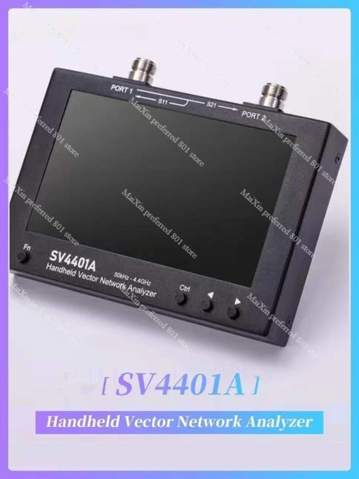 SV4401A Vector Network Analyzer 50KHz-4.4GHz 7-inch large screen 100db dynamic NanoVNA