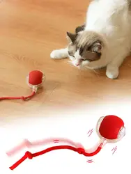 Katze rollender Ball interaktiver Katzen spielzeug ball Super antrieb mit Vogel zwitschern Bewegungs aktivierter Sensor Haustier Kätzchen Katze necken Spiel Spielzeug