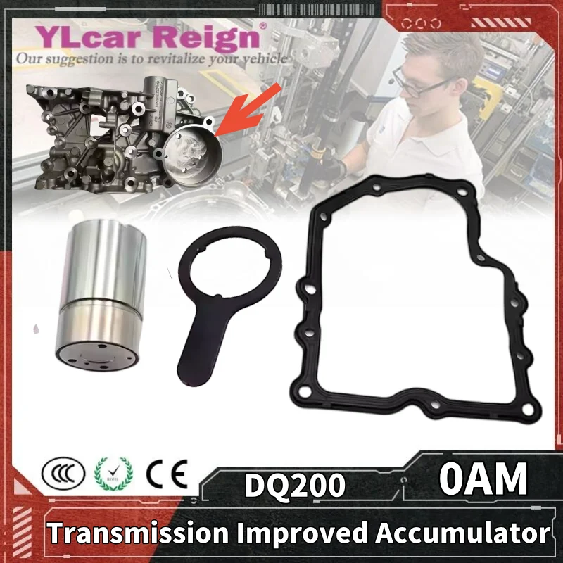 0AM325587F 0AM DSG7.03 DQ200 3 Year Warranty Automatic Transmission Valve Body Improved Accumulator Repair Kit for Audi VW Skoda