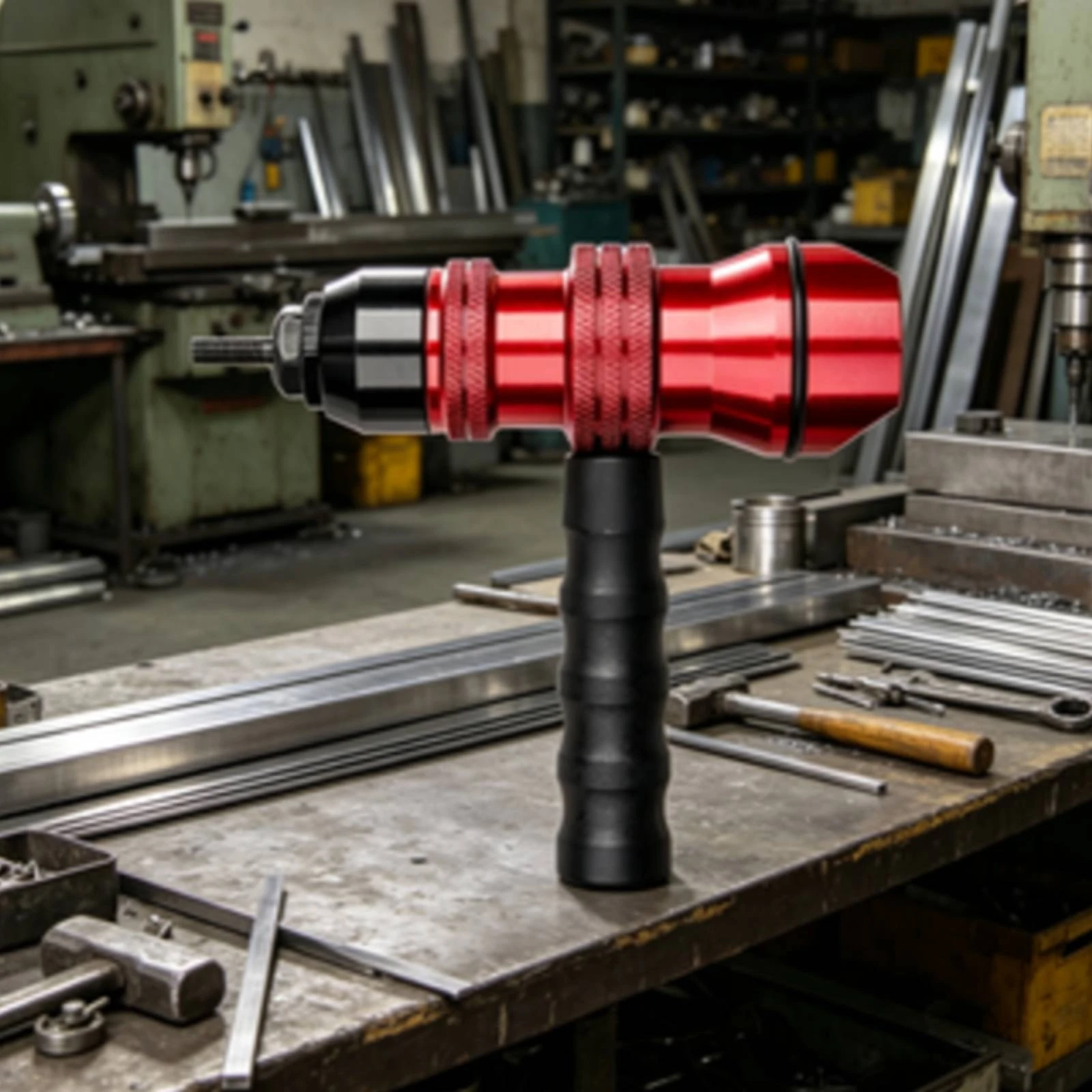 Drill Rivet Nut Attachment Fast and Labor Saving Hand Tool Easy to Replace Mandrel for Garage Workshop Tasks