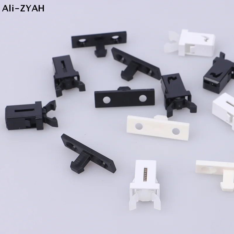 10Pcs Black White PR-001 Small Door Lock Switch Lock For MS Air Conditioner Set Top Box TV EVD DVD Door Cover