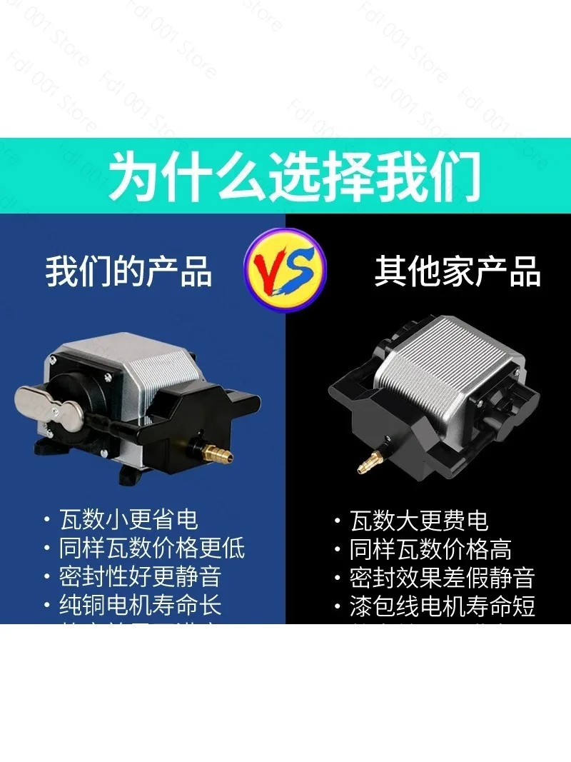 Small Oxygen Pump For Fish Tank Oxygenation Silent Oxygenation Machine High Power Aquarium Air Pump