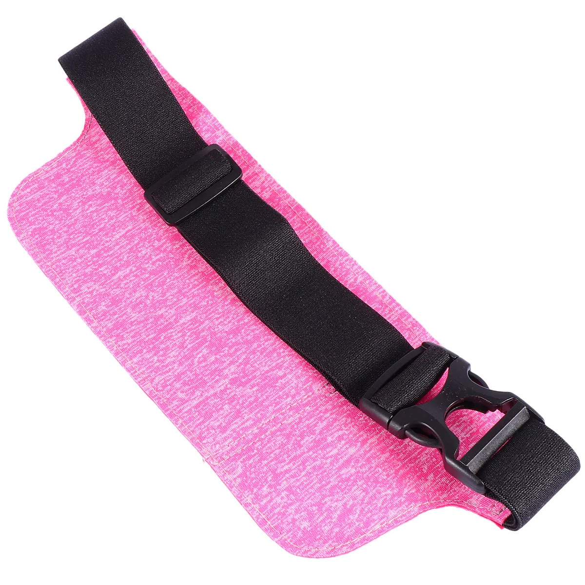 

Pink Camouflage Waterproof Waist Pack Lightweight Durable Double Compartment Zipper Fanny Pack for Outdoor Sports Marathon