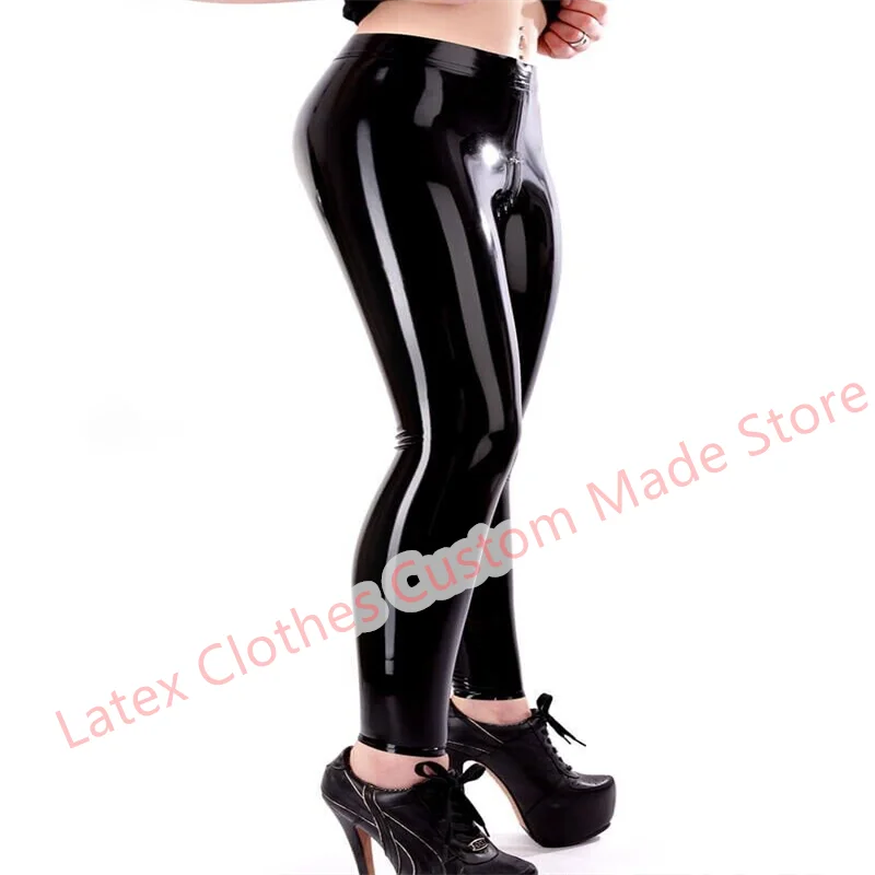 

Sexy Lingerie for Women Handmade Latex Pants Rubber Trousers Fetish Halloween Cosplay Costumes Customize