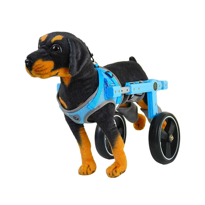 

Metal dog wheelchair Four hind leg support wheels Pet assistance Car walker Cats and dogs Hindlimb disabled Outdoor