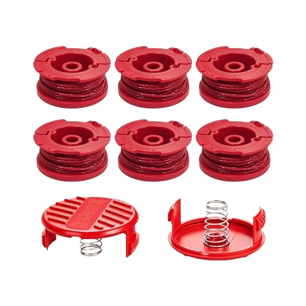 For CRAFTSMAN CMCST930 Compatible CMZST0803 Replacement Spools 0.080 inch Pre-Wound Nylon for Line 6 Pack for plus 2 Spool