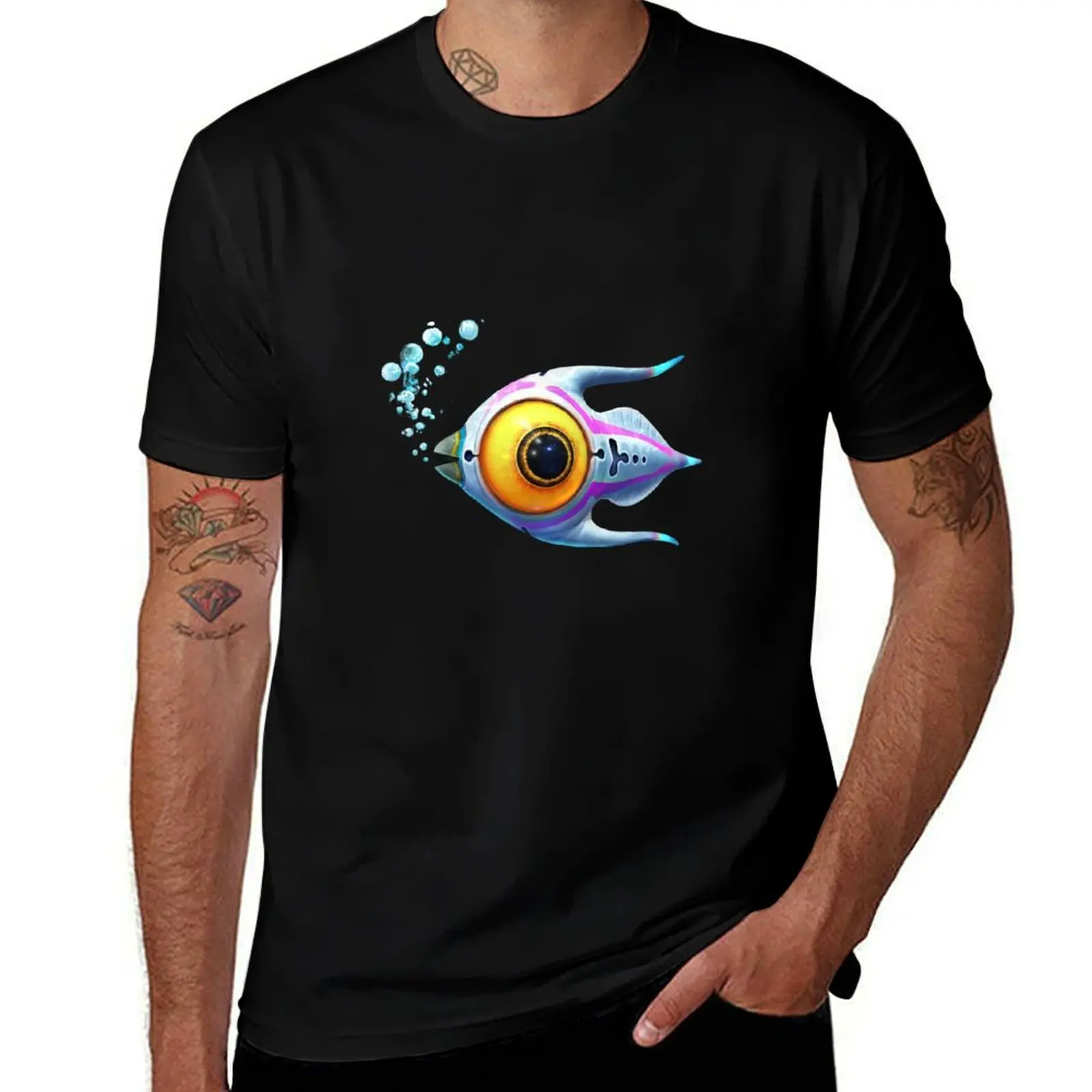 

Subnautica 3 T-Shirt Funny t-shirt plain blanks sublime T-shirts for men cotton