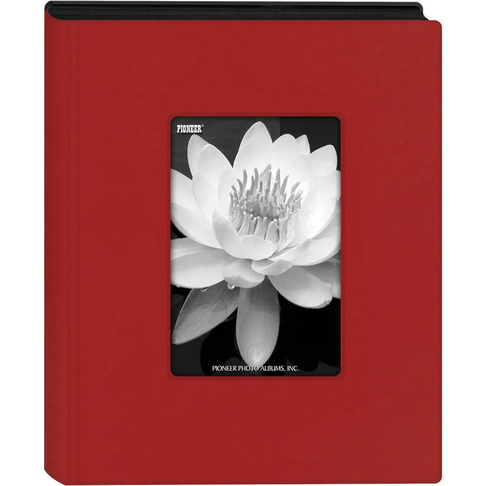 

Photo AlbumsMini Frame Cover Photo Album, Holds 24 Photos, Red, 4 x 6