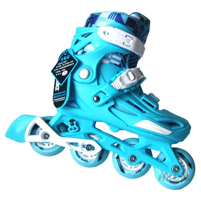 Inline Skates Roller Skates Kids Youth Figure Skates Leisure Training 4 Wheels Blue Pink Outdoor Sports Size 28-39