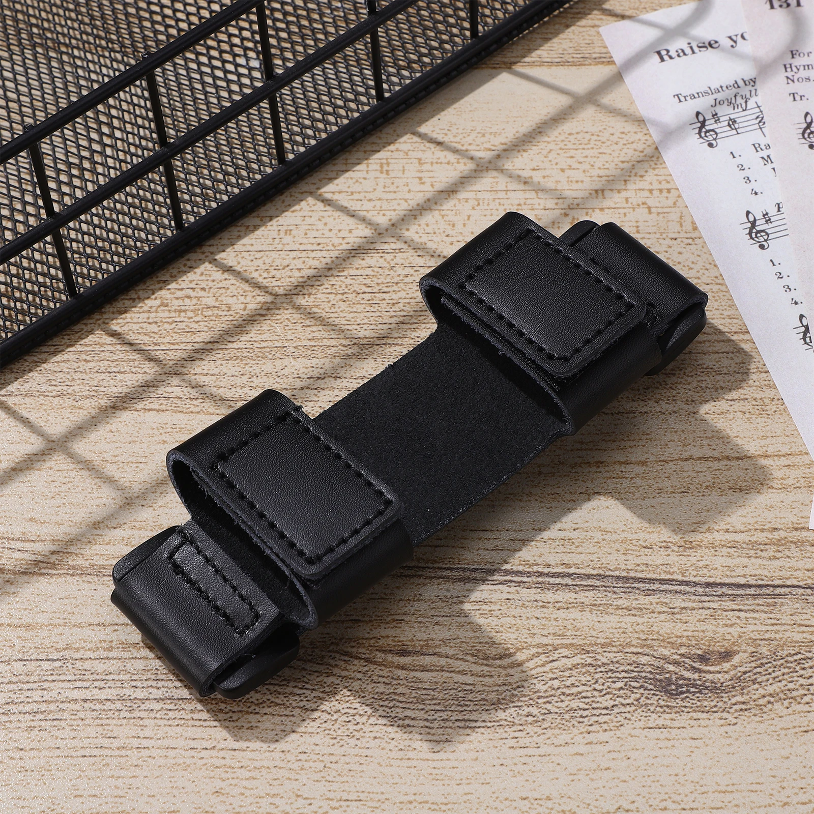 

French Horn Rest Comfortable Horn Protective Pad PU Adjustable Hand Strap Guard Accessory Pad Thin