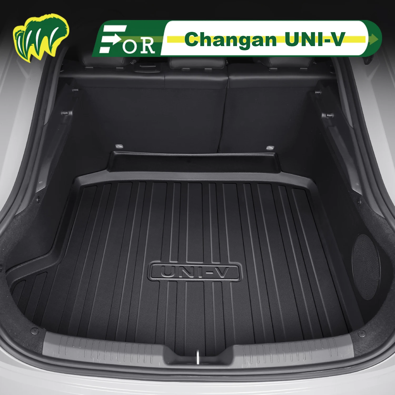 

Для Changan UNI-V 2022-2025 TPE индивидуальный коврик для багажника автомобиля всесезонный коврик для багажника 3D-образный коврик для багажника Защитный коврик для заднего багажника