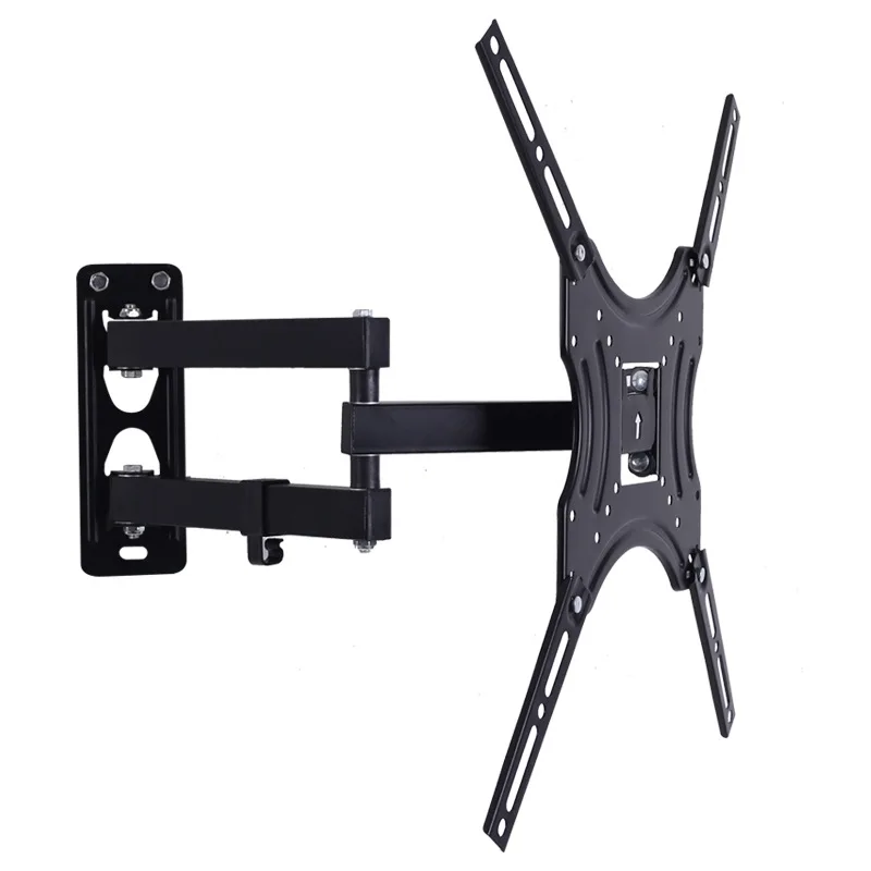 Universal Wall Mount TV Stand Adjustable Telescopic Bracket Multifunctional Hanger Swing for 15kg or More TV Monitor Stand