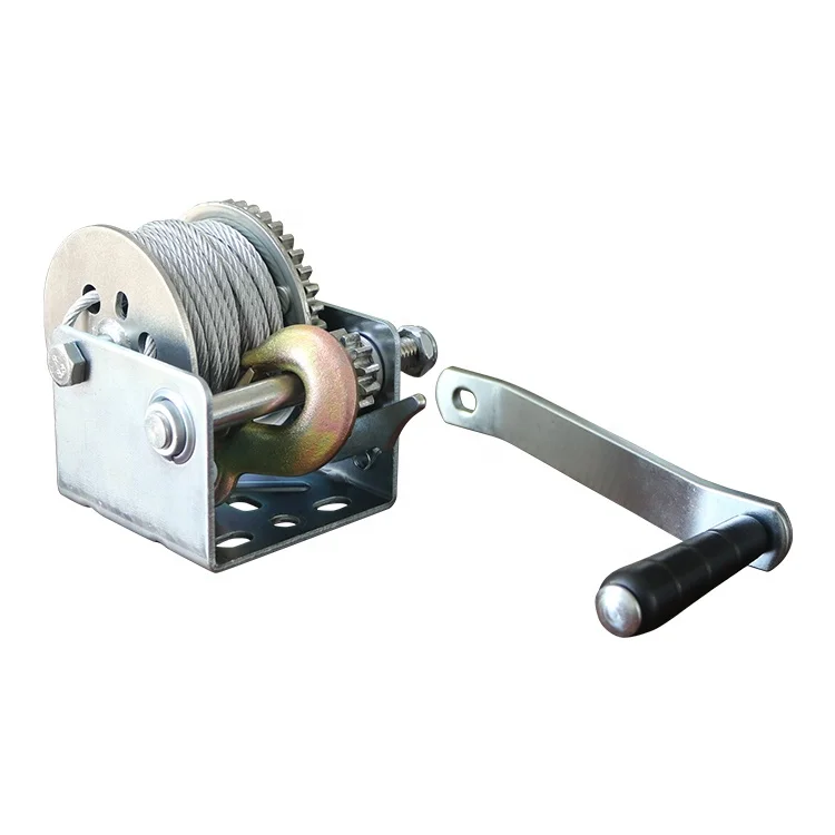 Stainless steel High Quality 1200 LB Size Lift 300 kg Hand Winch Self-locking Boat Anchor Winch