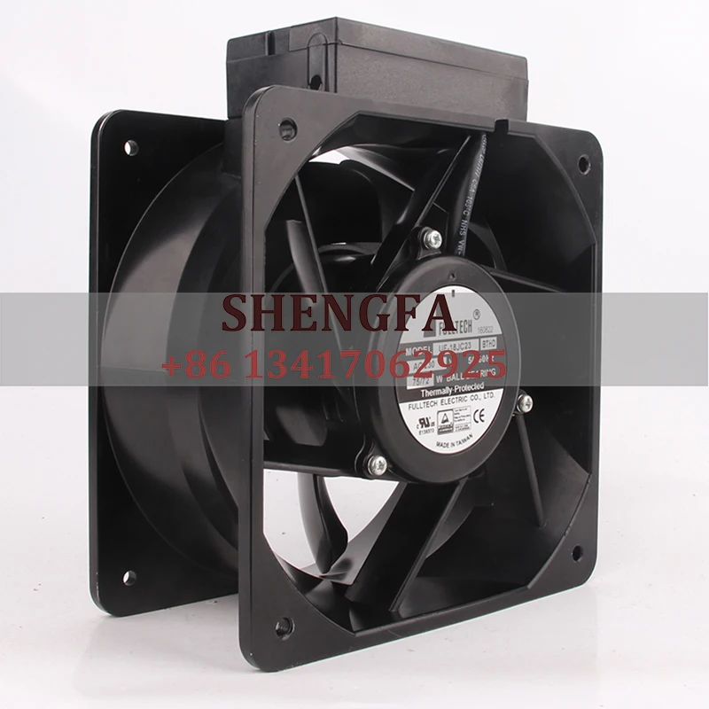 Imagem -02 - Fulltech-ventilador Full Metal de Alta Temperatura Uf18jc23bthd 230v 75 w 72w 18cm