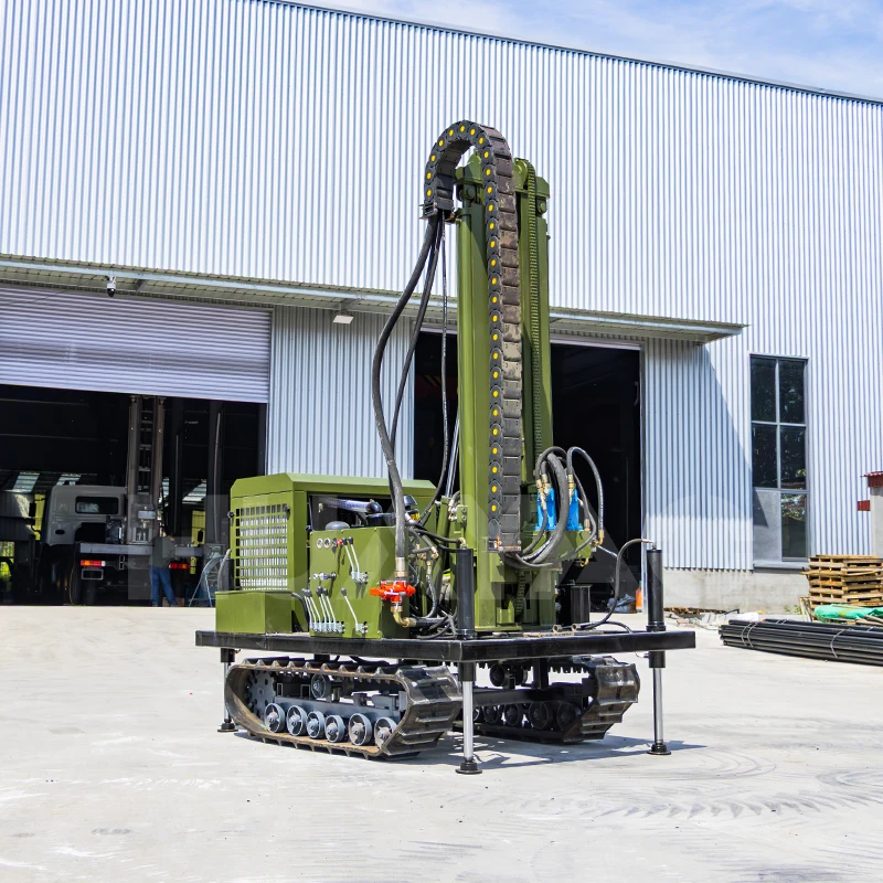 Hydraulic Crawler Deep Well Drilling Rig 300m 200m Drilling Well Drilling Rig with Mud Pump Configuration