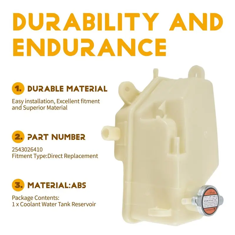 NEW HOT In Stock-Car Engine Coolant Tank Reservoir For Santa Fe 2000-2005 25430-26410 2543026410