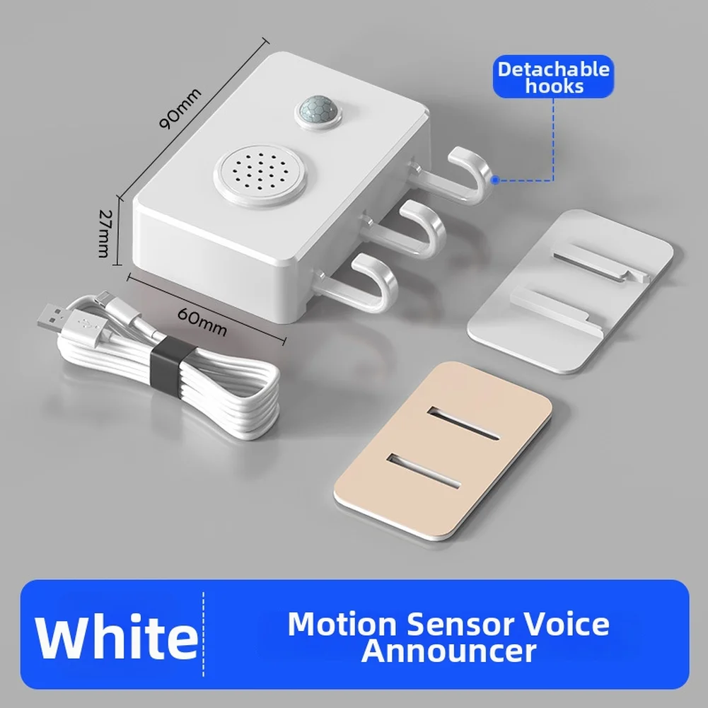Motion Sensor With Doorbell Door Alarm Doorbell Sensor With Voice Reminder For Home Door Door Entry Shop Office