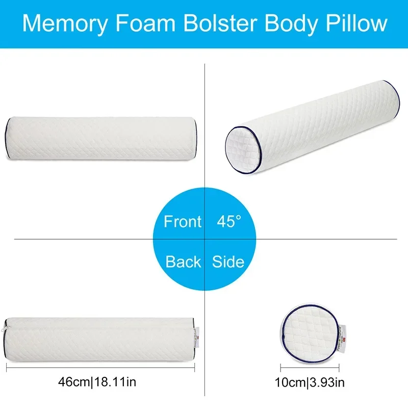 Special Offer Column Cotton Memory Foam Pillows Cylinder Sofa Back Cushion Leg Waist Pillow Neck Cervical Long Bed Pillows