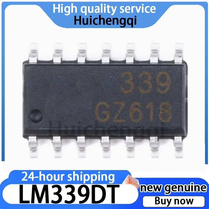 10PCS LM339DT SMT SOIC-14 Voltage Comparator IC Chip