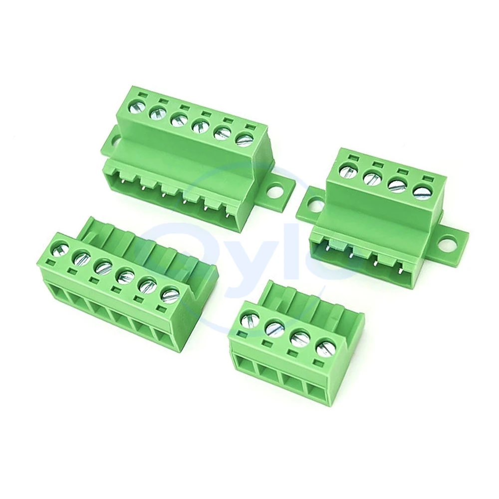 (1 Set) KF 2EDGRKC - 5.08mm Lock Plate Fixed Terminal Block Solderless Connection Plug-in Socket Terminal 2EDGK 5.08 2~24P