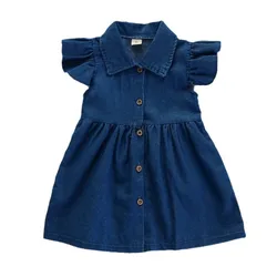 New Summer Fashion Baby Clothes Children Girls Cute Short Sleeved Dress Toddler Casual Costume Kids Outfits Infant Sportswear