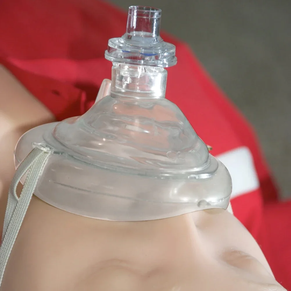 1-10PCS Resuscitator Rescue Emergency First Aid Masks CPR Breathing Mask Mouth Breath One-way Valve Professional First Aid Tools