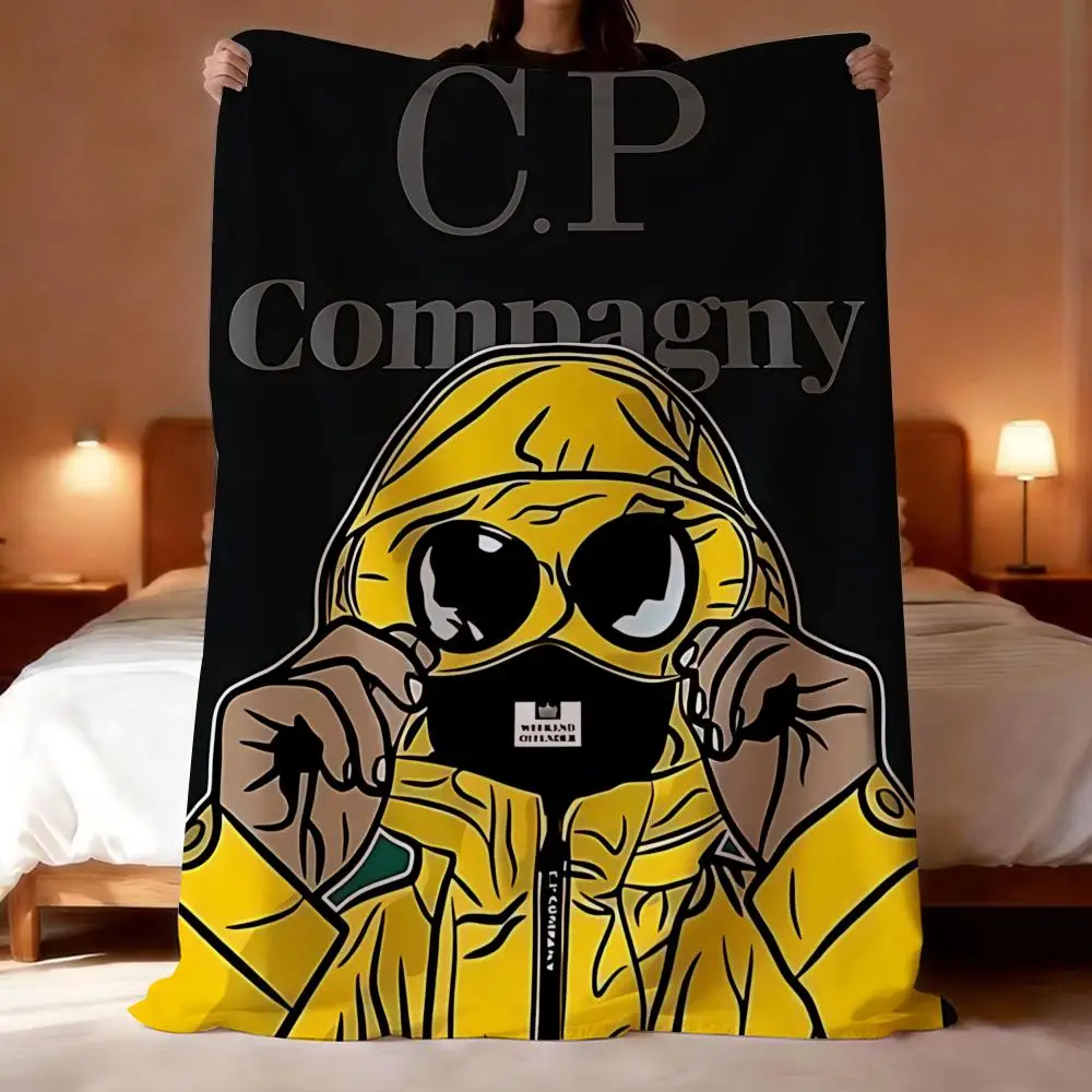 Fashion Brand C.P. Company Throw Short Plush Throw Blanket Soft Skin-Friendly Multi-Scene Home Office
