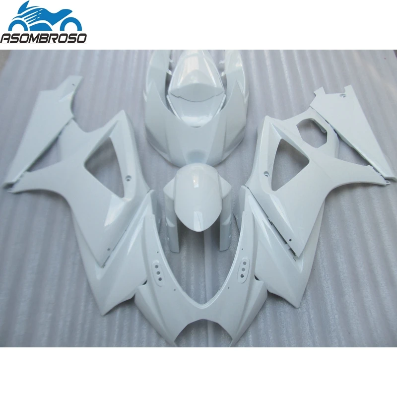 

bodywork Fairing kit for SUZUKI GSXR 1000 2007 2008 white plastic racing gsxr1000 fairings FM42
