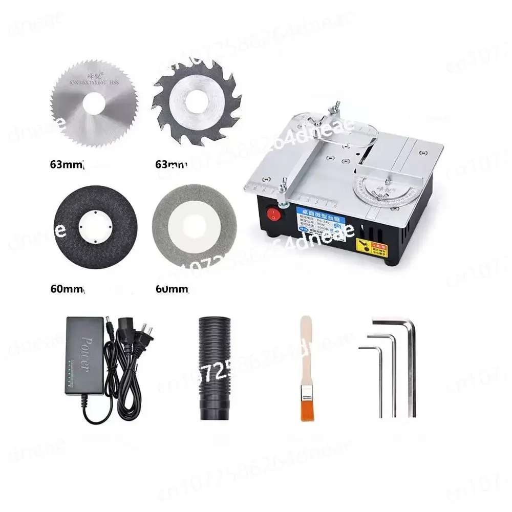 96W Mini Table Saws Electric Bench Saw DIY Model Household Cutting Machine 775 Motor 63mm Blade S2