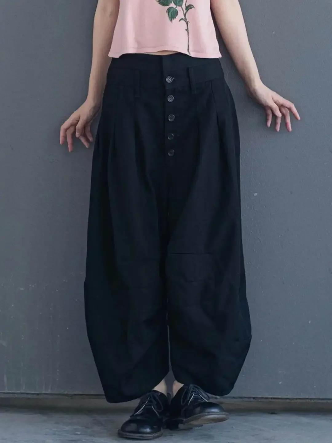 Christopher Nemeth gaba high-rise casual wide-leg scimitar trousers