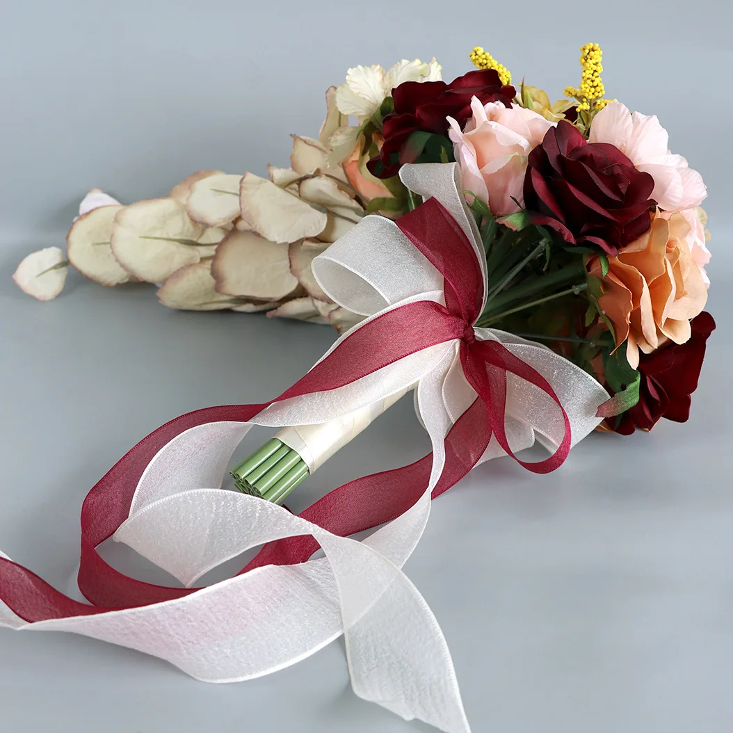 Autumn Bridal Bouquets Wedding Flowers 24*50cm Wedding Accessories