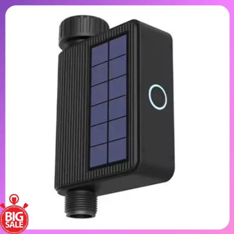 Big Deal Tuya Smart Wifi Watering Timer Solar Energy Sprinkler Drip Irrigation System Built-In Water Flow Recorder