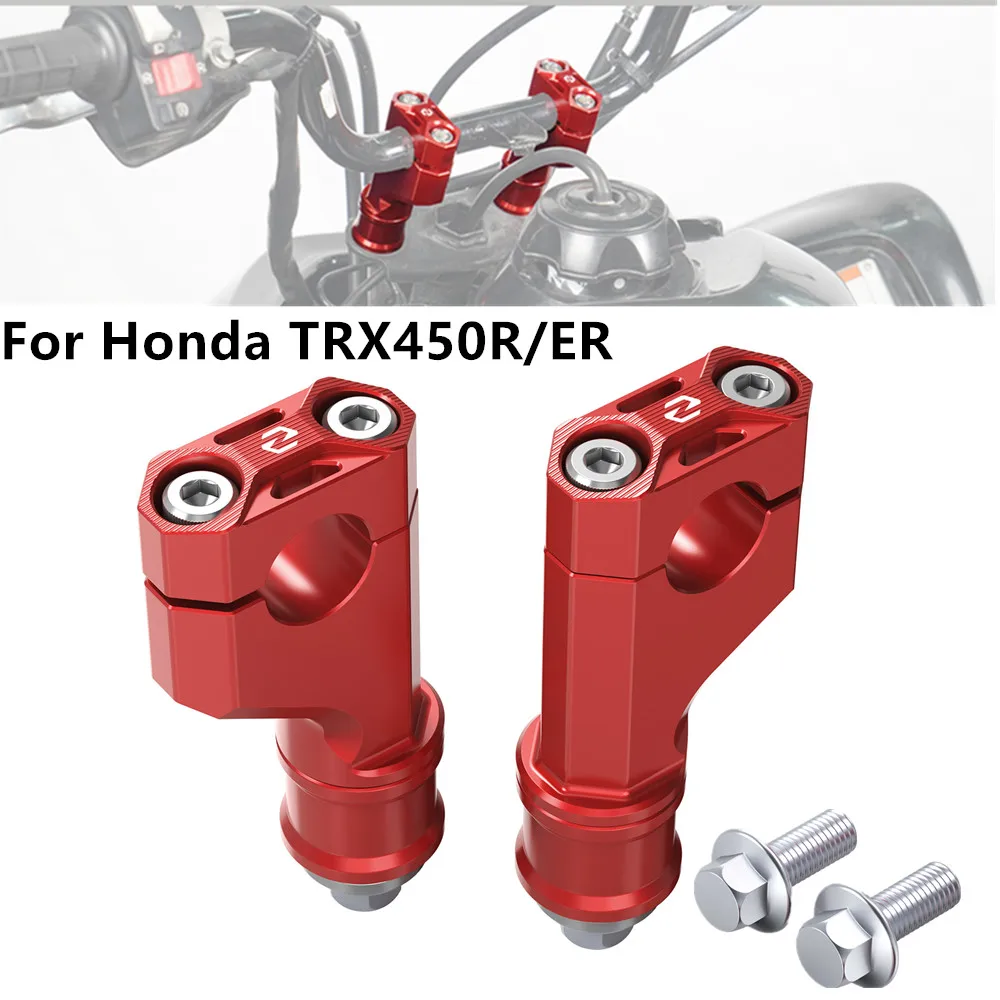 Steering Stem Handlebar Clamp For Honda TRX450R 450ER 125 200SX 250X 300EX 300X 350 400EX 400X ATV Heightening Clamp Mount Parts