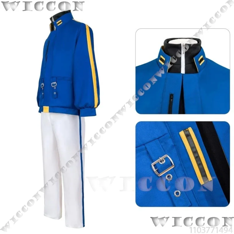 

a7d@Felix Xia Fei Anime Link Click Cosplay Costume Prop Wig Uniform Coat Pant Lining Men Outfit Halloween Party Roleplay Customi