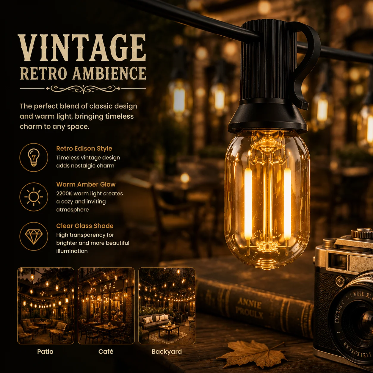 Dış Mekan Güneş Enerjili Su Ge - String Light Bistro incelemesi ve fiyatı