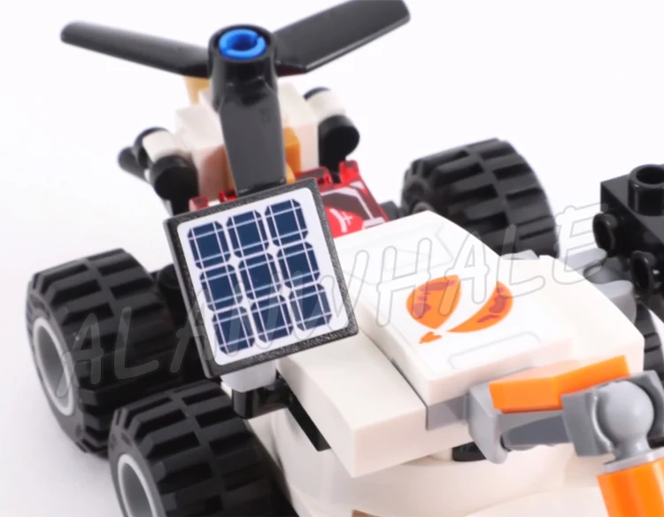 331 stücke Stadt Raum Mars Forschung Shuttle Rover Helidrone Lagerung Drone 11385 Bausteine Set Bricks Kompatibel mit Modell