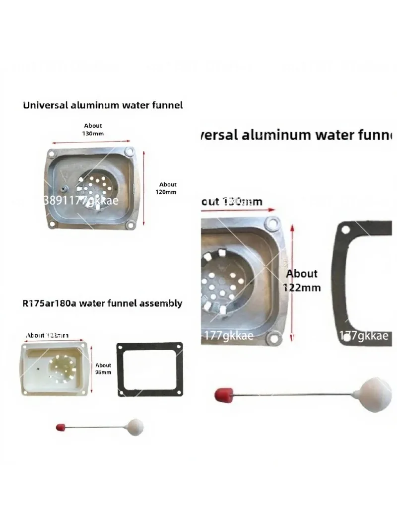 Water Tank Cap for Single Cylinder Diesel Engine L28 Aluminum Funnel R175A S1115 S195 Accessories