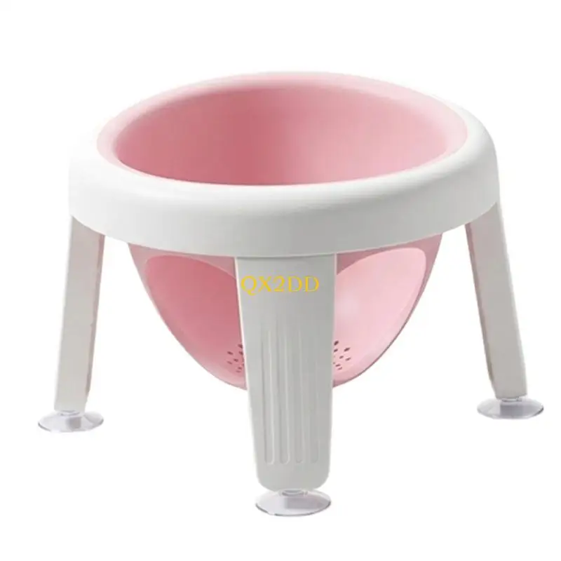QX2D Infant Bath Chair for Sink & Tub Secure Full Wrap Support for Independent Sit