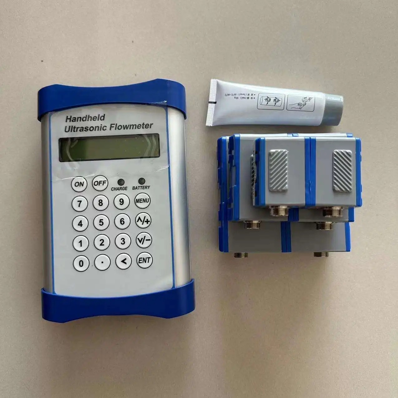 2026 Hot Sale New Ultrasonic Water Flowmeter ±1%R Non-invasive Flow Measurement Clamp-on Ultrasonic Flow Meter 6