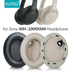 KUTOU-Substituição Ear Pads para Sony WH-1000XM4 Headphone, Soft Memory Foam Pads, 1000XM4 Earpads