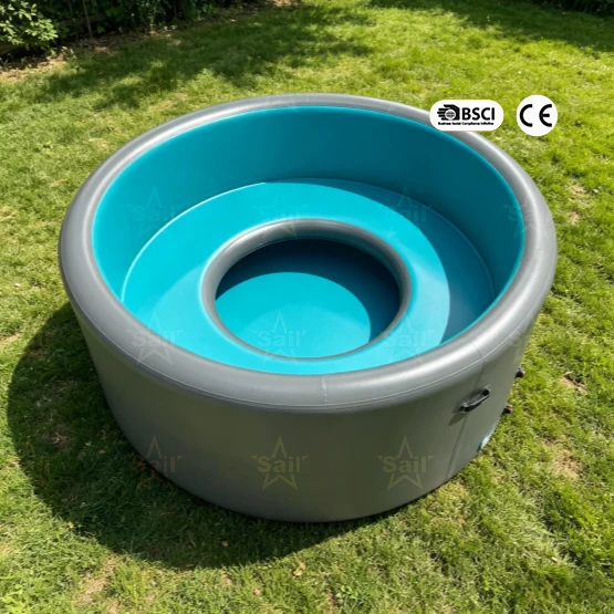 Built-in Inflatable Swimming Pool with Cushion Family Kids Summer Water Park Outdoor Blow up Pool Inflatable Pool with Seat - view 6