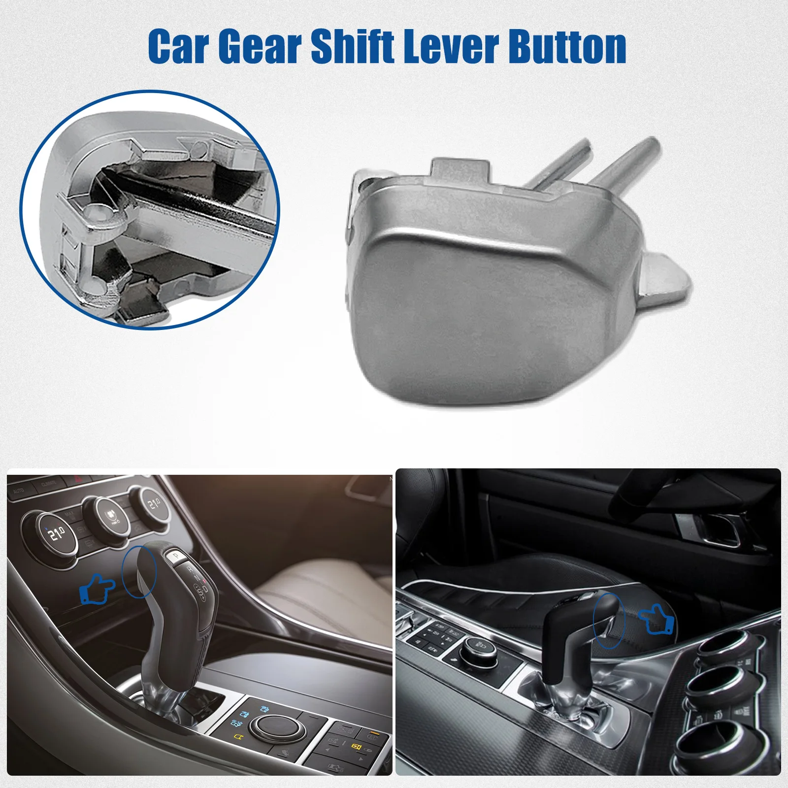 

Fit for Land Rover Range Rover Sport 2014-2016 2017 2018 2019 2020 Gear Shift Lever Button Trim Cover Lid LR117072G LR099206