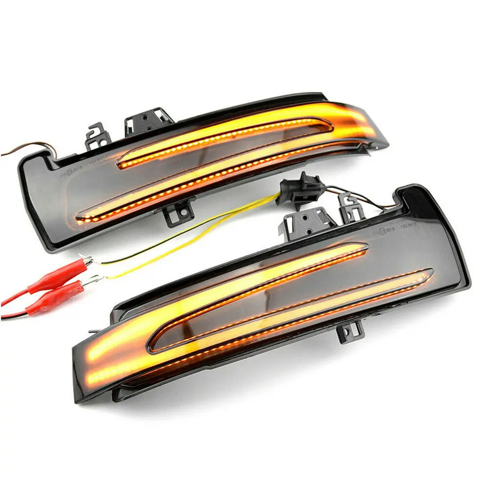 2x Side for 08-14 Mercedes C Class W204 Mirror Turn Signal Light C180 C200 C220 C230 C250 C280 C300 C320 C350