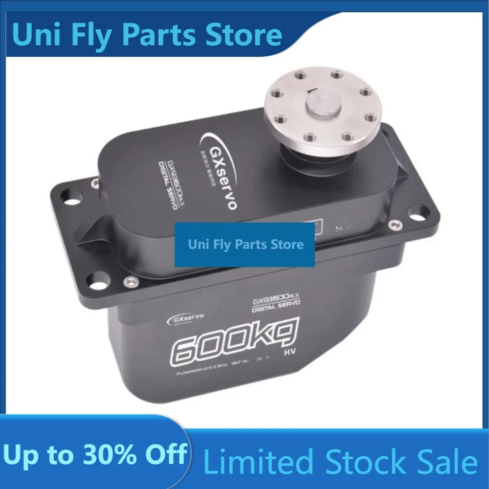 GXservo 600KG Heavy Duty Brushless Servo CNC Steel Gear For  Robot Arm Large Scale DIYUniFly
